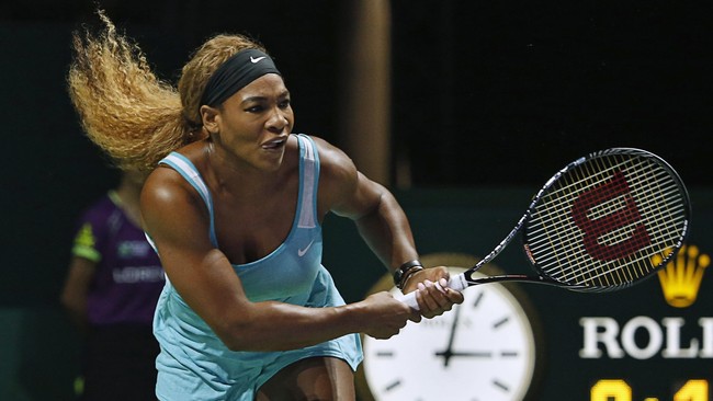 Memastikan diri melaju ke babak pamungkas di turnamen WTA Finals, petenis Rumania, Simona Halep, berkata ia tak takut lawan yang akan dihadapi, Serena Williams.