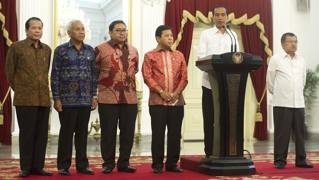 Pertemuan antara DPR dan Presiden menghasilkankeputusan jika revisi UU KPK akan ditunda sampai masa persidangan parlemen berikutnya.