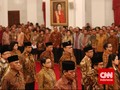 Menteri Kabinet Kerja Bersiap Menuju Istana Negara