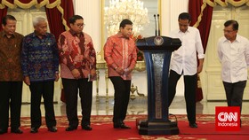 Bahas RUU KPK, Pimpinan DPR Datangi Jokowi di Istana