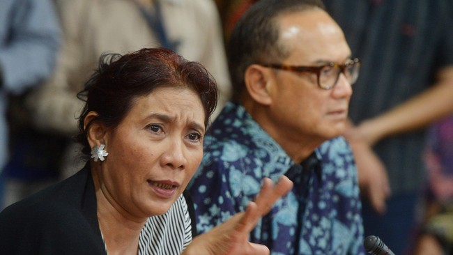 Tak ingin pasokan ikan di Indonesia terus diambil secara ilegal, Menteri Kelautan dan Perikanan mengaku akan pasang badan dengan undang-undang.