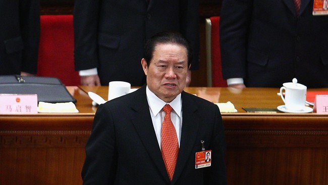 Berkas kasus korupsi Zhou Yongkang belum diserahkan ke Mahkamah Agung Rakyat Tiongkok yang bertugas mengadilinya sesuai dengan hukum yang berlaku.