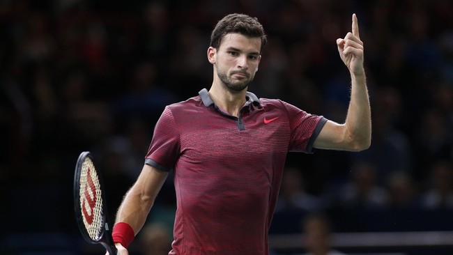 Petenis asal Bulgaria Grigor Dimitrov yang juga kekasih Maria Sharapova diprediksi menjadi bintang tenis baru setelah berhasil memenangkan tiga gelar di 2014.