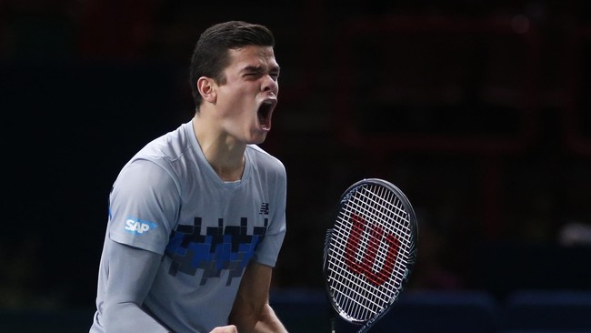 Raonic yang telah menang dari Berdych&nbsp;akan bertanding menghadapi Novak Djokovic atau Kei Nishikori.