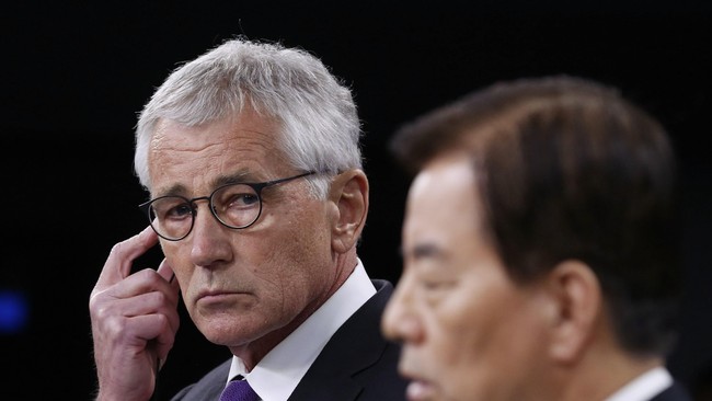 Menteri Pertahanan AS Chuck Hagel batal berkunjung ke Myanmar dan Vietnam, namun akan menjadwalkan kembali rencananya.