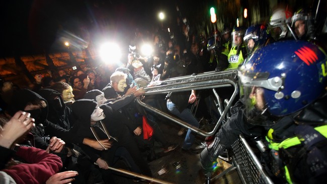 Million Mask March, Ribuan Turun ke Jalan