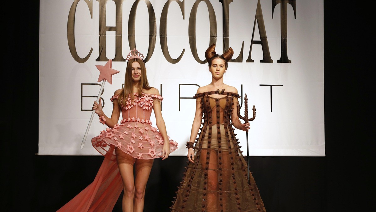 Ketika Cokelat Disulap Jadi Gaun Cantik