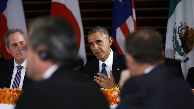 Presiden Amerika Serikat mendesak pemerintah Tiongkok untuk bisa bekerja sama di bidang politik internasional dan lebih membuka pasar dalam negerinya.&nbsp;