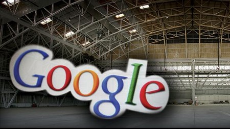 Hanggar Google di Pangkalan Tentara