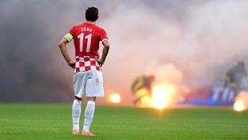 Foto-Foto Pilihan dari Laga Italia-Kroasia