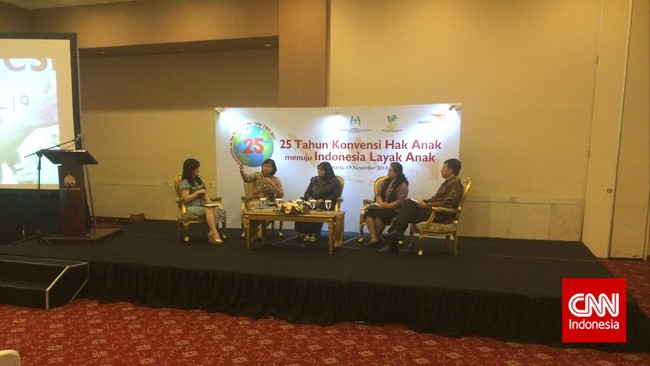 Beberapa anak-anak dari seluruh Indonesia datang ke Jakarta pada Rabu (19/11) memberikan testimoni. Persoalan transportasi bus sekolah menjadi fokusnya.