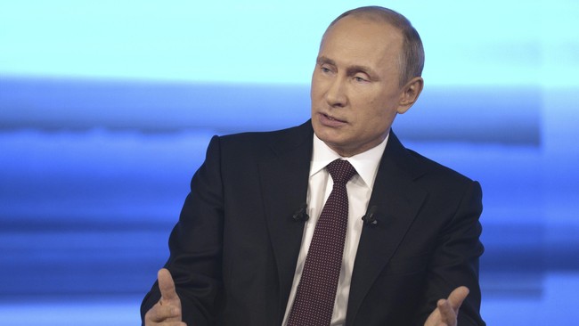 Kremlin merilis dokumen pendapatan pejabatnya, menyebut Putin menghasilkan sekitar Rp1,9 miliar pada 2014, lebih kecil dari Obama yang sekitar Rp5,1 miliar.