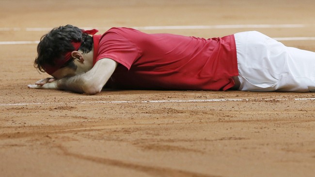 Memenangkan satu-satunya gelar yang belum pernah ia raih sepanjang karier, mantan petenis nomor satu dunia, Roger Federer, demikian emosional.