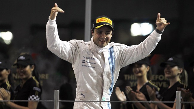 Pebalap tim Williams, Felipe Massa mengakui bahwa mobil Hamilton sangat cepat&nbsp;sehingga tidak mampu menyusulnya.