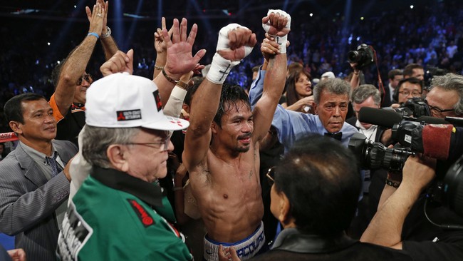 Pacquiao mengaku tidak pernah takut melawan Mayweather, yang memiliki gaya bertinju membosankan.