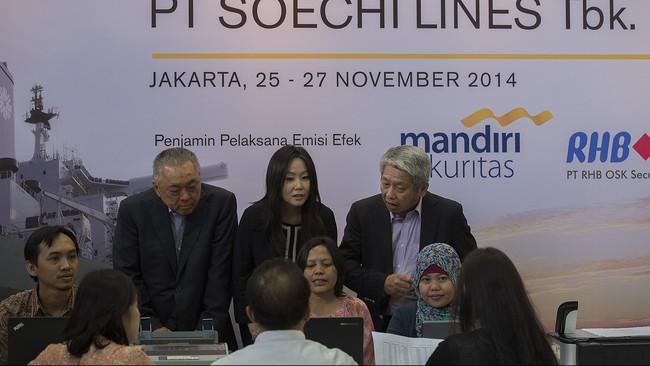 Kapal Soechi Lines ditahan karena masalah pembelian BBM dari Sentek Marine & Trading Pte. Ltd.