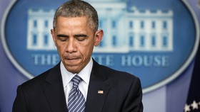 Obama Tak Hadiri Pawai Anti-Teroris di Paris