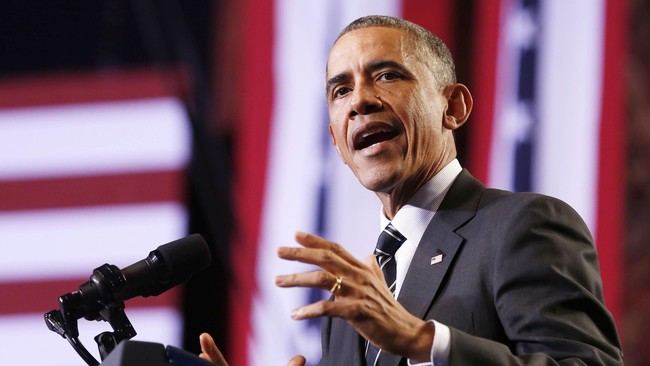 Di hadapan ratusan tentara, Presiden AS Barack Obama menegaskan bahwa Amerika akan menghancurkan ISIS dan tidak akan membiarkan mereka dapat tempat aman.