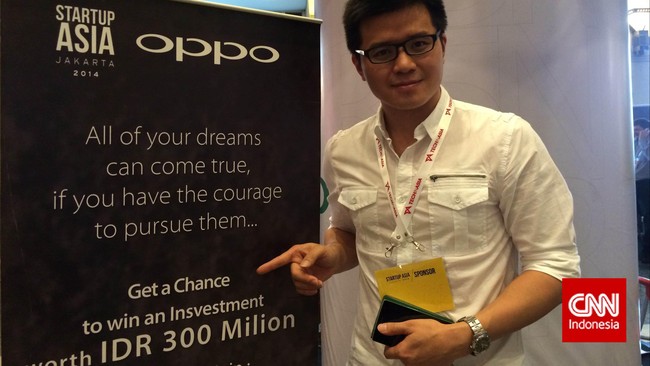 Produsen ponsel pintar Oppo menjanjikan dana investasi senilai Rp 300 juta bagi perusahaan rintisan atau startup Indonesia pemenang kompetisi.