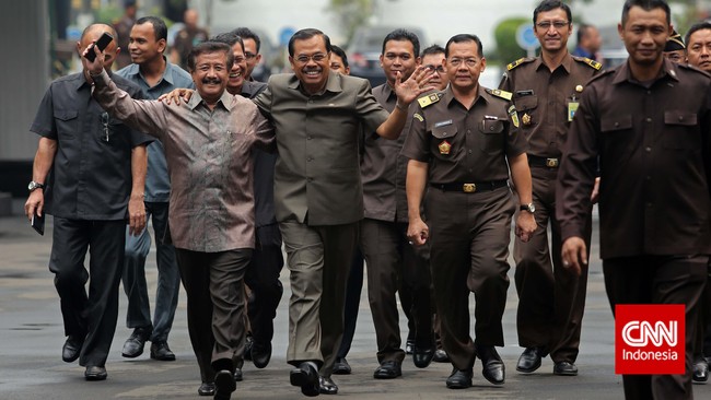 Kejaksaan Agung Republik Indonesia (Kejagung) menggelar upacara pelepasan mantan Jaksa Agung Basrief Arief hari ini.&nbsp;