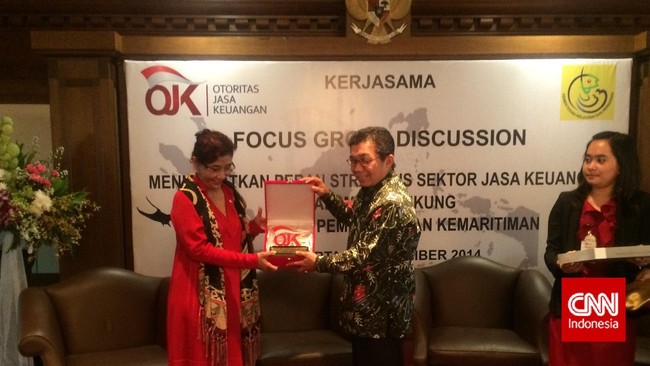 Jumlah kredit sektor maritim per September 2014 sebesar Rp 67,33 triliun, hanya 1,85 persen dari total kredit perbankan Rp3.561 triliun.