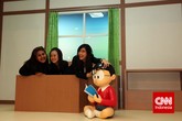 100 Doraemon 'Berkeliaran' di Ancol Bagi Anda penggemar Doraemon, Anda bisa langsung bertemu di robot kucing di Doraemon 100 Secret Gadget Expo yang berlangsung di Ancol Beach City Mall.