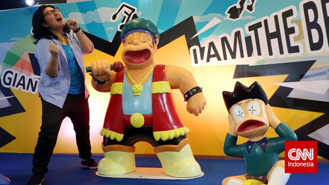 100 Doraemon 'Berkeliaran' di Ancol