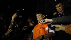 Mantan Wapres Hamzah Haz Jenguk Fuad Amin