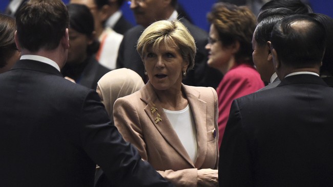 Menteri Luar Negeri Australia mengatakan pemerintahnya terus berupaya bebaskan warganya yang akan dieksekusi dengan mendesak Indonesia memberi pengampunan.