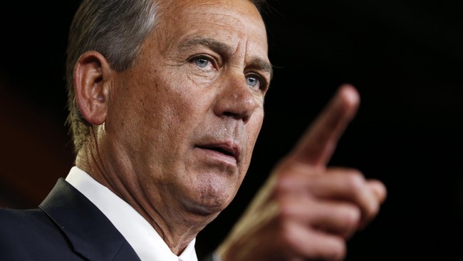 John Boehner bertekad untuk memastikan kantor pemerintah tidak lumpuh dan berusaha meloloskan RUU yang belum selesai sebelum dia mengundurkan diri. 