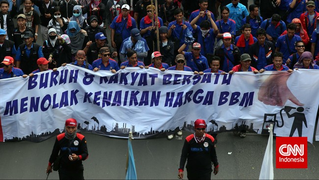 Elemen buruh yang terlibat dalam aksi antara lain KSPI, KSPSI AGN, KSBSI, dan beberapa elemen buruh di kawasan Jakarta, Bogor, Depok, Tangerang, dan Bekasi.