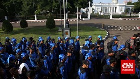 Sebanyak 11 Ribu Aparat Kepolisian Kawal Demo Buruh Besok
