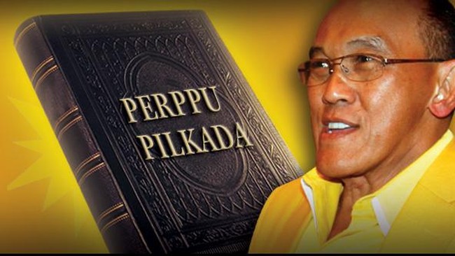Komitmen tersebut ditegaskan Partai Golkar mengingat masih banyak materi Perppu yang bermasalah dan harus disempurnakan kembali.