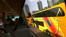 Kemenhub: Produsen Bus Tingkat Hibah Tahir Foundation Lalai