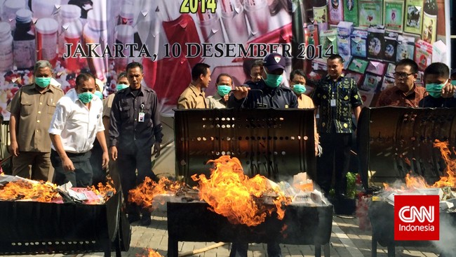 Berdasarkan data BPOM tercatat peningkatan temuan peredaran obat dan makanan ilegal di provinsi DKI Jakarta dari 184 menjadi 253 temuan pada 2014.