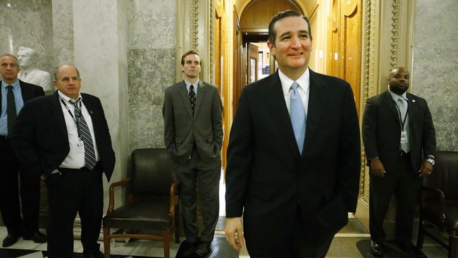 Senator untuk negara bagian Texas, Ted Cruz, berencana mengumumkan pencalonan dirinya sebagai presiden Amerika Serikat 2016 pada Senin (23/3). 