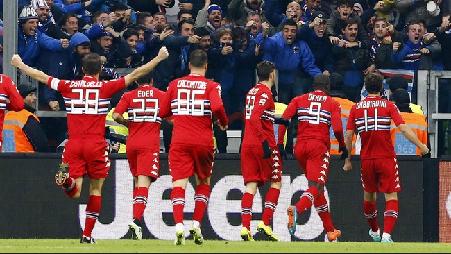 Sampdoria gagal menembus peringkat tiga klasemen sementara Serie A setelah hanya mampu bermain imbang 2-2 melawan Udinese di Stadion Luigi Ferraris.