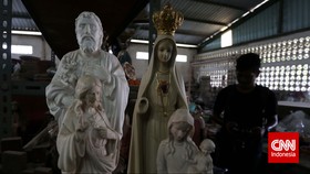 Jelang Natal, Pesanan Patung Rohani Meningkat