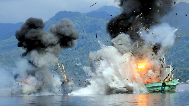 Kamar Dagang dan Industri Indonesia 'mengincar' kapal asing yang disita Kementerian Kelautan dan Perikanan. Daripada ditenggelamkan, lebih baik dihibahkan.