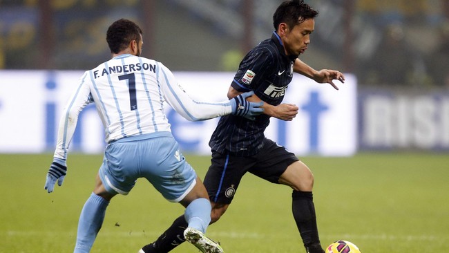Lazio sempat unggul dua gol lebih dulu atas Inter Milan di babak pertama melalui dua gol impresif gelandang asal Brasil, Felipe Anderson.
