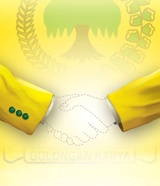 Perseteruan dua kubu di internal Partai Golkar belum menunjukkan ke arah perdamaian. Kedua kubu masih berkukuh pada posisinya masing-masing.