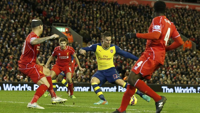 Liverpool punya rekor buruk di laga tandang Liga Primer Inggris melawan tim empat besar dalam satu tahun terakhir.