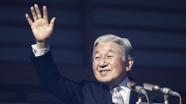 Kaisar Jepang, Akihito, bertolak ke Kepulauan Palau untuk mengunjungi medan Perang Dunia II pada Rabu (8/4).
