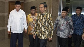 Bahas Islam Radikal, Jokowi Minta NU Jadi Benteng