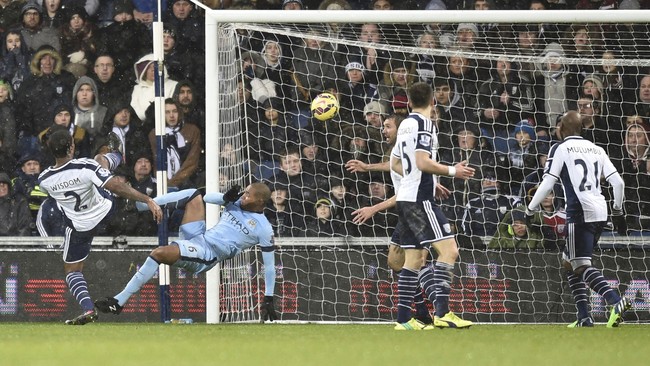 Pellegrini senang Manchester City bisa mengalahkan West Brom 3-1 tanpa diperkuat tiga penyerang Sergio Aguero, Edin Dzeko, dan Stevan Jovetic.