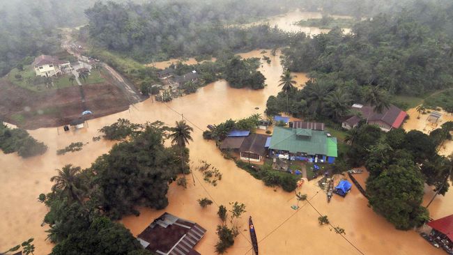 Lebih Dari 160 Ribu Orang Korban Banjir Malaysia