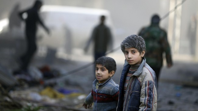 Operasi militer oleh Bashar al-Assad di Homs sejak pertengahan Januari telah memotong akses makanan dan medis bagi 120 ribu warga sipil.