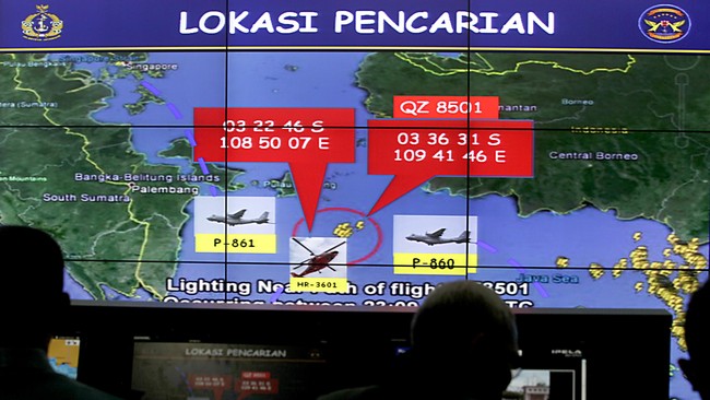 Sebanyak tujuh negara menawarkan bantuan ke pemerintah Indonesia untuk mencari keberadaan pesawat AirAsia QZ8501.