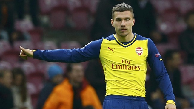 Lukas Podolski akhirnya dipinjamkan Arsenal ke Inter Milan hingga akhir musim. Podolski sudah berada di Milan untuk tes medis.