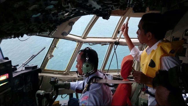 Presiden sampaikan pujian dan penghargaan atas kerja keras Basarnas dan seluruh tim gabungan yang berkonsentrasi untuk evakuasi penumpang AirAsia.